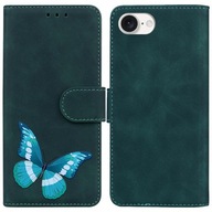 Etui Dla IPhone SE4 2024 Okładka Flip Folio Motyl Drukowane W Kolorze Do