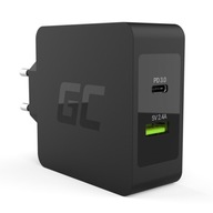 Ładowarka Sieciowa Green Cell USB-C, USB-A 45W PD