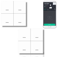 2 db-os Zigbee Smart jelenetkapcsoló szett – 12 jelenet | Tuya / Smart Life