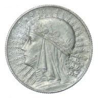 5 zł - Głowa Kobiety - 1932 rok - srebro