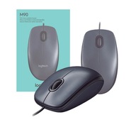 Kancelárska drôtová myš Logitech M90 optický senzor
