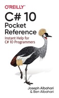 C# 10 Pocket Reference: Instant Help for C# 10