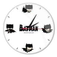 Nástenné hodiny s leskom Batman 003 DC Biela
