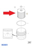 Filtr oleju Volvo S60, V60, XC60, OE 32140029