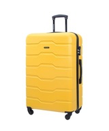 Kufor Veľký Cestovateľ Na Kolieskach Tvrdý ABS PUCCINI Žltý ABS024A-6