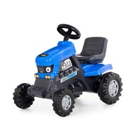 Traktor-jeździk na pedały "Turbo" (niebieski)