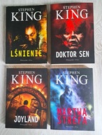 4x Stephen King Lśnienie + Doktor Sen + Martwa strefa + Joyland BDB DUŻY