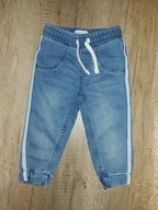 Niebieskie jeansy lampas Reserved 86 stan idealny
