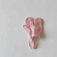 1-4Y Cartoon Bear Baby Mittens Winter Warm Kids Baby Girls Gloves Knitted C