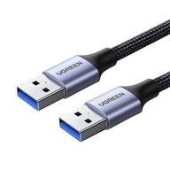 UGREEN Kabel USB3.0, USB-A męski do USB-A męski, UGREEN US373 2A, 0,5m (cz