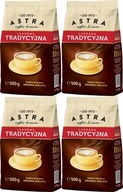 Kawa mielona Astra Łagodna Tradycyjna drobno mielona 500g x4