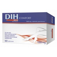 DIH Max Comfort 1000mg 60 tabl ŻYLAKI SKURCZE ŻYŁY