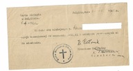 Kuria Biskupia Chełmińska dokument 1945