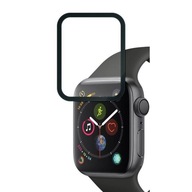 SZKŁO do Apple Watch 4 5 6 SE SE2 40mm 7 8 41mm 5D CF czarne 9H hartowane