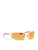 UVEX Okulary przeciwsłoneczne Sportstyle 215 S5306178316 White Mat Red