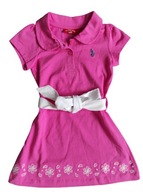 US Polo Assn. dievčenské šaty Adele ružové 3 roky