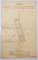 Kresy Pinsk 1924 mapka wyrys plan nieruchomości sporządził Sz. Goldberg