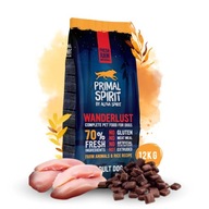 Primal Spirit MIĘKKA Karma dla psa WANDERLUST 70% Mięsa RYBY WITAMINY 12kg