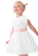 Dievčenské elegantné čipkované šaty s tylom Boboli 708016-1111 veľ. 104