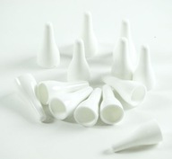 Hracie figúrky plast obyčajný - biely - 100 ks /A