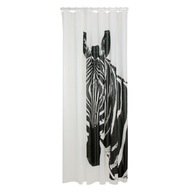 *Sealskin Zebra Zasłona prysznicowa 180x200 cm PEVA Czarny / Biały 800150