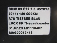 BMW X3 F25 mudguard cover right side 7213644