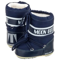 Detské snehule Moon Boot Mini Nylon Tmavomodré