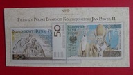 50 zł 2006,JAN PAWEŁ II-folder banknotu, j.polski