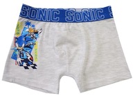 SONIC chlapčenské boxerky BAVLNA sivé 104/110 D034P