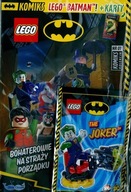 Komiks LEGO DC BATMAN 1/2024 minifigurka Joker sh590 karty NINJAGO Seria 6