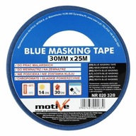 Taśma malarska niebieska BLUE MASKING TAPE 30mm/25m MOTIVE, 020 328