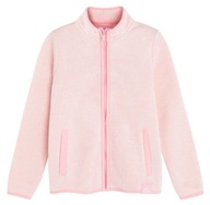 COOL CLUB Bluza dziewczęca rozpinana sweterkowa różowa melanż r 116