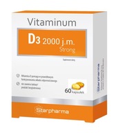Vitamín D3 2000 STARPHARMA 60 kap Vitamín