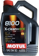 OLEJ MOTUL 0W30 5L X-CLEAN+ 8100 EFE / C