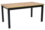 Stół rozkładany 90x160/200 cm CZARNY / WOTAN