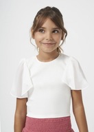 Dievčenské tričko MAYORAL 6004 krémové - 152