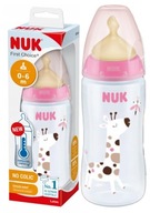 NUK butelka 300ml lateks 0-6m wskaźnik temperatury