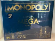 Gra Planszowa Monopoly Edycja Mega Gold Złote Pionki