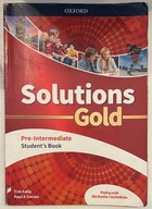 SOLUTIONS GOLD Pre-Intermediate Student's Book