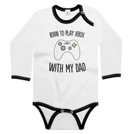 Body dl rękaw BORN TO PLAY XBOX WITH MY DAD 68