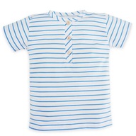 Mrofi t-shirt dziecięcy biały bawełna rozmiar 110 (105 - 110 cm)