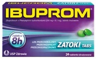 Ibuprom Zatoki Tabs BÓL GORĄCZKA 24 tabletki
