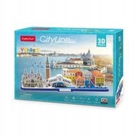 3D puzzle City Line Benátky