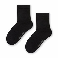 STEVEN ponožky MERINO WOOL 130 čierne '29-31