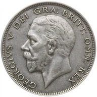 Wielka Brytania 1/2 korony, 1936, srebro