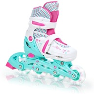 Роликові ковзани RAVEN Loret Mint Регульовані роликові ковзани LED колесо