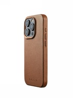 Mujjo Full Leather Case - etui skórzane do iPhone 15 Pro kompatybilne z Mag