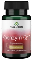 Swanson Koenzým Q10 100kaps Cirkulácia Antioxidant Cholesterol Voľné radikály