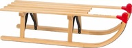 Sanki drewniane klasyczne wytrzymałe NIJDAM Davos 90kg / 90cm