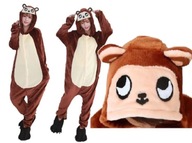 MAŁPKA MAŁPA PIŻAMA KOMBINEZON KIGU ONESIE przebranie 140 CH4Z